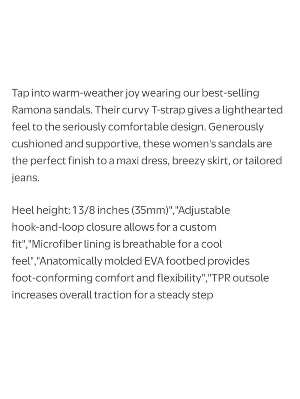 Cobb Hill by New Balance Ramona Sandals in Pewter - Size 7 Womens - Picture 9 of 9